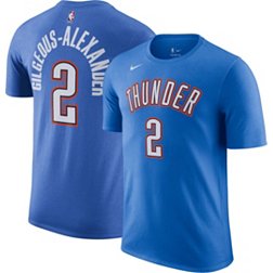 Nike Men's Oklahoma City Thunder Shai Gilgeous-Alexander #2 Blue T-Shirt
