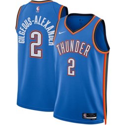 Nike Men's Oklahoma City Thunder Shai Gilgeous-Alexander #2 Blue Dri-FIT Swingman Jersey