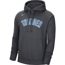 Nike Men's 2022-23 City Edition Oklahoma City Thunder Grey Essential Pullover Hoodie