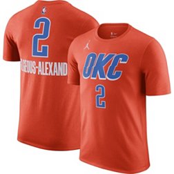 Nike Men's Oklahoma City Thunder Shai Gilgeous-Alexander #2 Orange T-Shirt