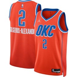 Jordan Men's Oklahoma City Thunder Shai Gilgeous-Alexander #2 Orange Dri-FIT Swingman Jersey