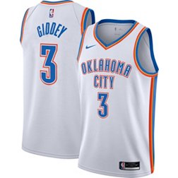 Nike Men's Oklahoma City Thunder Josh Giddey #3 White Dri-FIT Swingman Jersey