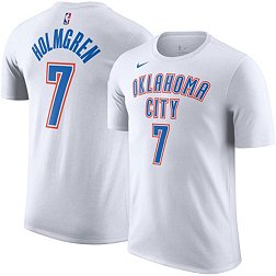 Nike Men's Oklahoma City Thunder Chet Holmgren #00 White T-Shirt