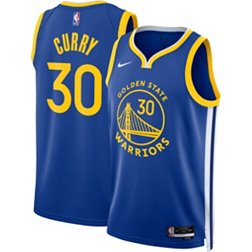 Nike Men's Golden State Warriors Stephen Curry #30 Blue Dri-FIT Swingman Jersey