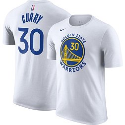 Nike Men's Golden State Warriors Stephen Curry #30 White T-Shirt