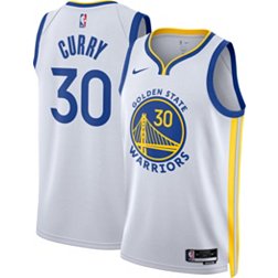Nike Men's Golden State Warriors Stephen Curry #30 White Dri-FIT Swingman Jersey