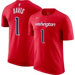 Nike Men's Washington Wizards Johnny Davis #1 Red T-Shirt