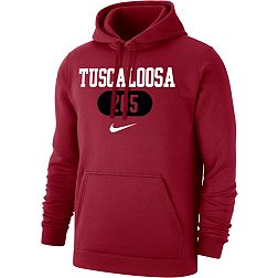 Nike Men's Alabama Crimson Tide Crimson Tuscaloosa 205 Area Code Club Fleece Pullover Hoodie
