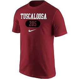 Nike Men's Alabama Crimson Tide Crimson Tuscaloosa 205 Area Code T-Shirt