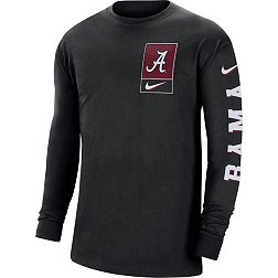 Nike Men's Alabama Crimson Tide Black Max90 Long Sleeve T-Shirt