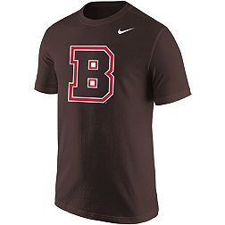 Nike Men's Brown Bears Core Cotton Logo Brown T-Shirt
