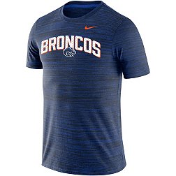Nike Men's Boise State Broncos Blue Dri-FIT Velocity Legend Football Sideline Team Issue T-Shirt