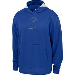 Nike Men's Boise State Broncos Blue Spotlight Basketball Dri-FIT Pullover Hoodie
