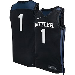 Nike Men's Butler Bulldogs #1 Black Replica Basketball Jersey