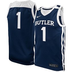 Nike Men's Butler Bulldogs #1 Blue Replica Basketball Jersey