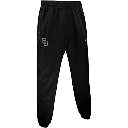 Nike Men's Baylor Bears Black Dri-FIT Spotlight Basketball Fleece Pants