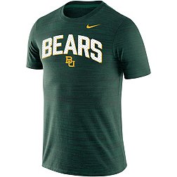 Nike Men's Baylor Bears Green Dri-FIT Velocity Legend Football Sideline Team Issue T-Shirt