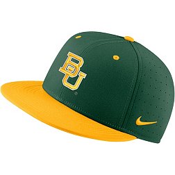 Nike Men's Baylor Bears Green Aero True Baseball Fitted Hat