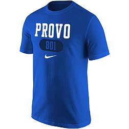 Nike Men's BYU Cougars Blue Provo 801 Area Code T-Shirt
