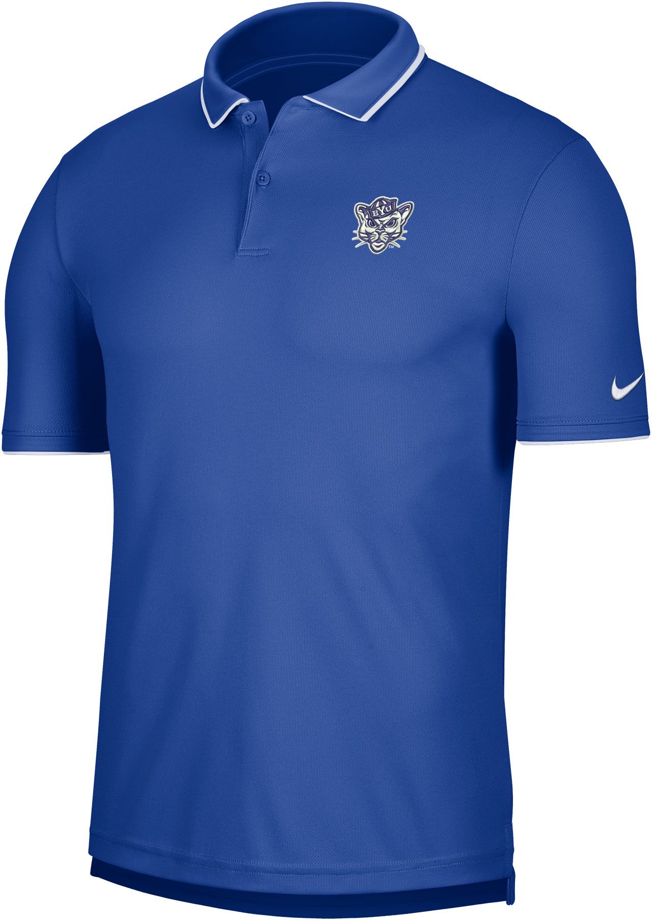 Nike Men's BYU Cougars Blue UV Collegiate Polo - BYU Clothing