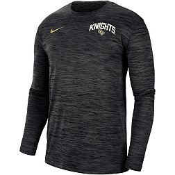 Nike Men's UCF Knights Black Dri-FIT Velocity Football Sideline Long Sleeve T-Shirt