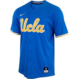 Nike Men's UCLA Bruins True Blue Full Button Replica Baseball Jersey