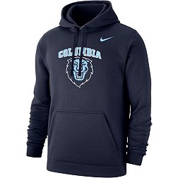 Nike Men's Columbia Bluejays Columbia Blue Club Fleece Wordmark Pullover Hoodie