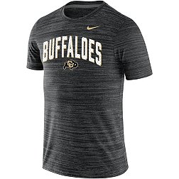 Nike Men's Colorado Buffaloes Black Dri-FIT Velocity Legend Football Sideline Team Issue T-Shirt