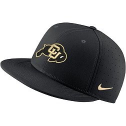Nike Men's Colorado Buffaloes Black Aero True Baseball Fitted Hat