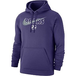 Nike Men's Central Arkansas Bears  Purple Club Fleece Wordmark Pullover Hoodie