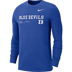Nike Men's Duke Blue Devils Duke Blue Dri-FIT Cotton Long Sleeve T-Shirt