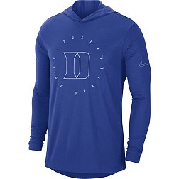 Nike Men's Duke Blue Devils Duke Blue Dri-FIT Logo Long Sleeve Hoodie T-Shirt
