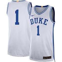 Nike Men's Duke Blue Devils #1 White Limited Basketball Jersey