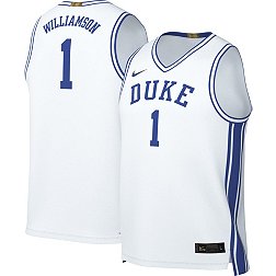 Nike Men's Duke Blue Devils Zion Williamson #1 White Limited Basketball Jersey