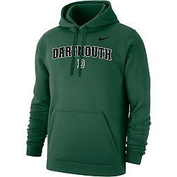 Nike Men's Dartmouth Big Green Darmouth Green Club Fleece Wordmark Pullover Hoodie