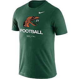 Nike Men's Florida A&M Rattlers Green Dri-FIT Legend Football Sideline Team Issue T-Shirt