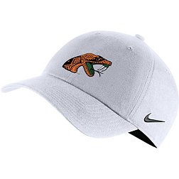 Nike Men's Florida A&M Rattlers White Campus Adjustable Hat