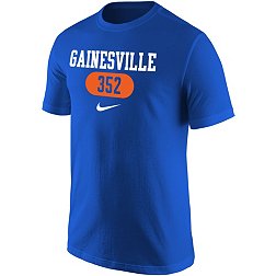 Nike Men's Florida Gators Blue Gainesville 352 Area Code T-Shirt