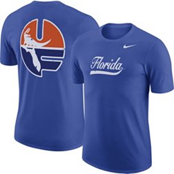 Nike Men's Florida Gators Blue Vault Wordmark T-Shirt