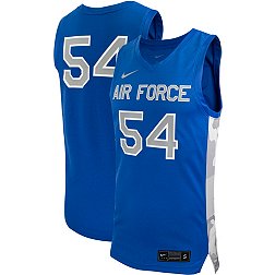 Nike Men's Air Force Falcons #0 Blue Replica Basketball Jersey