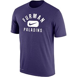 Nike Men's Furman Paladins Purple Dri-FIT Cotton Swoosh in Pill T-Shirt
