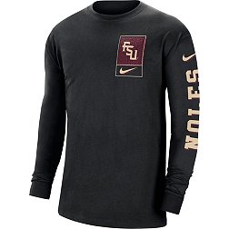 Nike Men's Florida State Seminoles Black Max90 Long Sleeve T-Shirt
