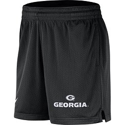 Nike Men's Georgia Bulldogs Black Dri-FIT Knit Mesh Shorts