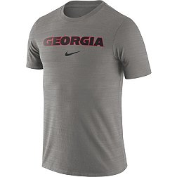 Nike Men's Georgia Bulldogs Grey Dri-FIT Velocity Legend Team Issue T-Shirt