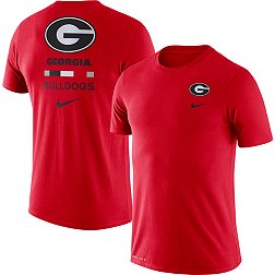 Nike Men's Georgia Bulldogs Red Dri-FIT Cotton DNA T-Shirt