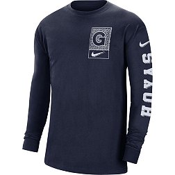 Nike Men's Georgetown Hoyas Blue Max90 Long Sleeve T-Shirt