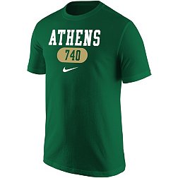 Nike Men's Ohio Bobcats Green Athens 740 Area Code T-Shirt