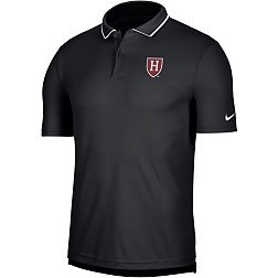 Nike Men's Harvard Crimson Black UV Collegiate Polo