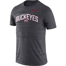 Nike Men's Ohio State Buckeyes Black Dri-FIT Velocity Football T-Shirt