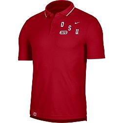 Nike Men's Ohio State Buckeyes Scarlet UV Collegiate Polo
